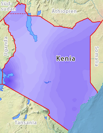 Niederschläge in Kenia im November