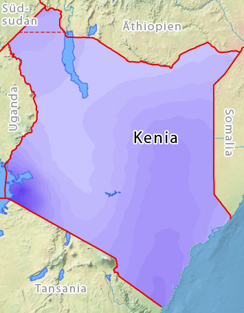 Niederschläge in Kenia im Dezember